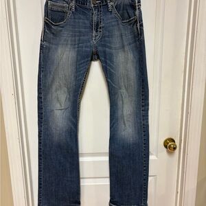 BKE Derek Straight Fit Blue Jeans size 32L-Read Description
